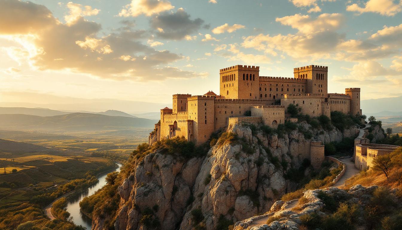 Cette forteresse templière de 1160 aligne 600 mètres de muraille sur l’Èbre catalan