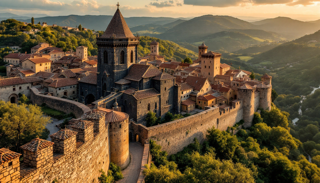 Le seul village catalan où l’église faisait office de château aux remparts