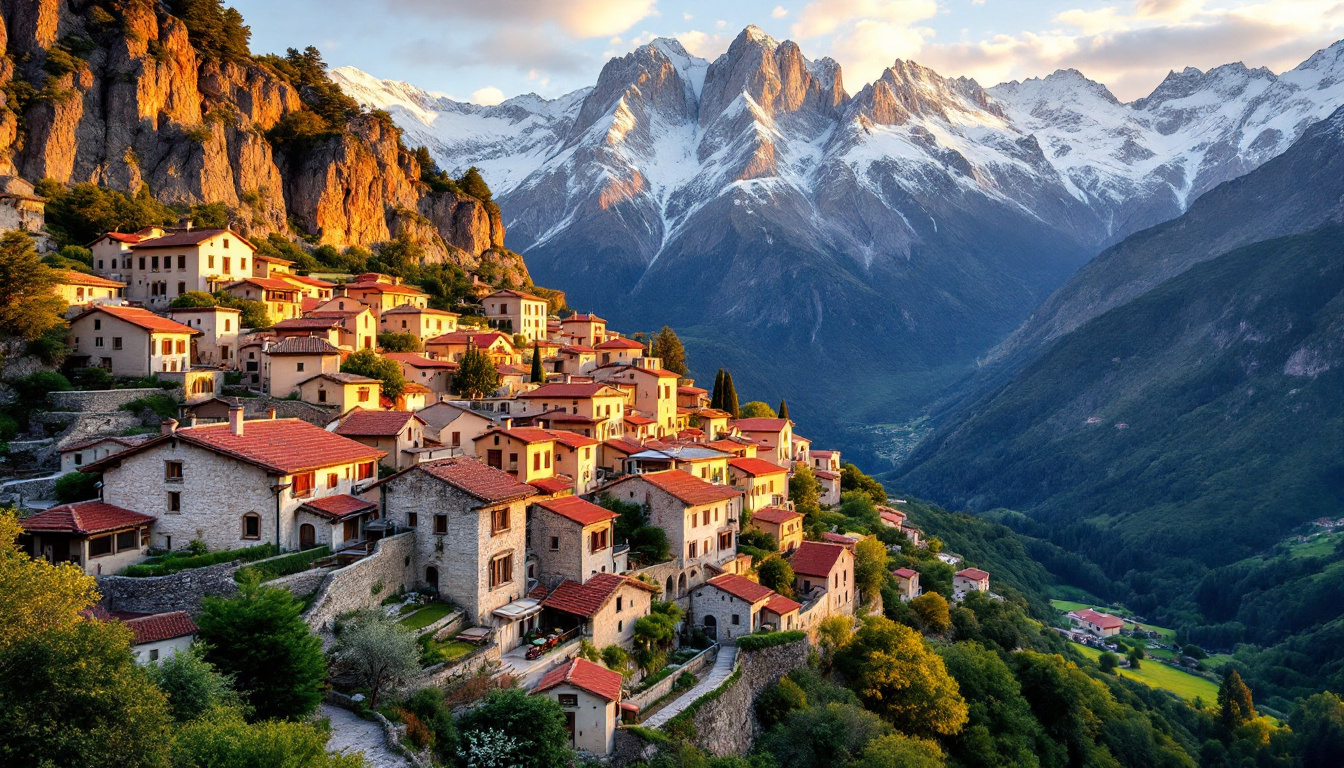 Ce village du Conflent grimpe de 336 à 2481 mètres d’altitude sur 26 kilomètres