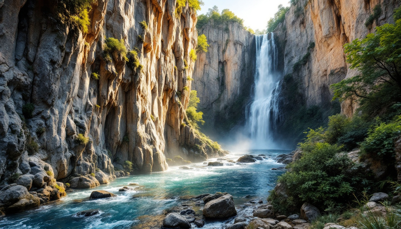 Cette cascade des Albères sculpte 90 mètres de calcaires jurassiques de 200 millions d’années
