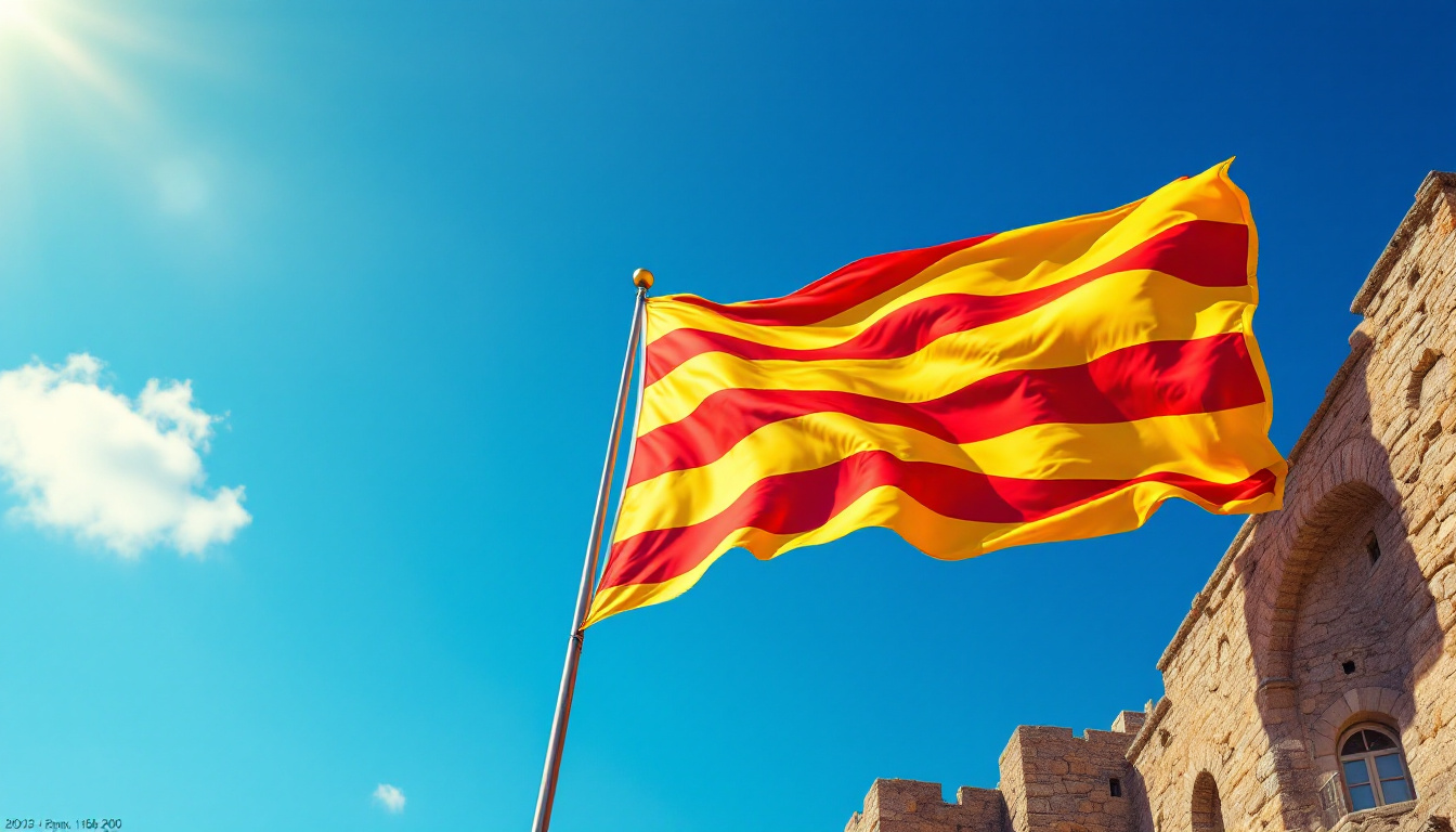 Drapeau catalan : symboles, histoire et signification de la Senyera