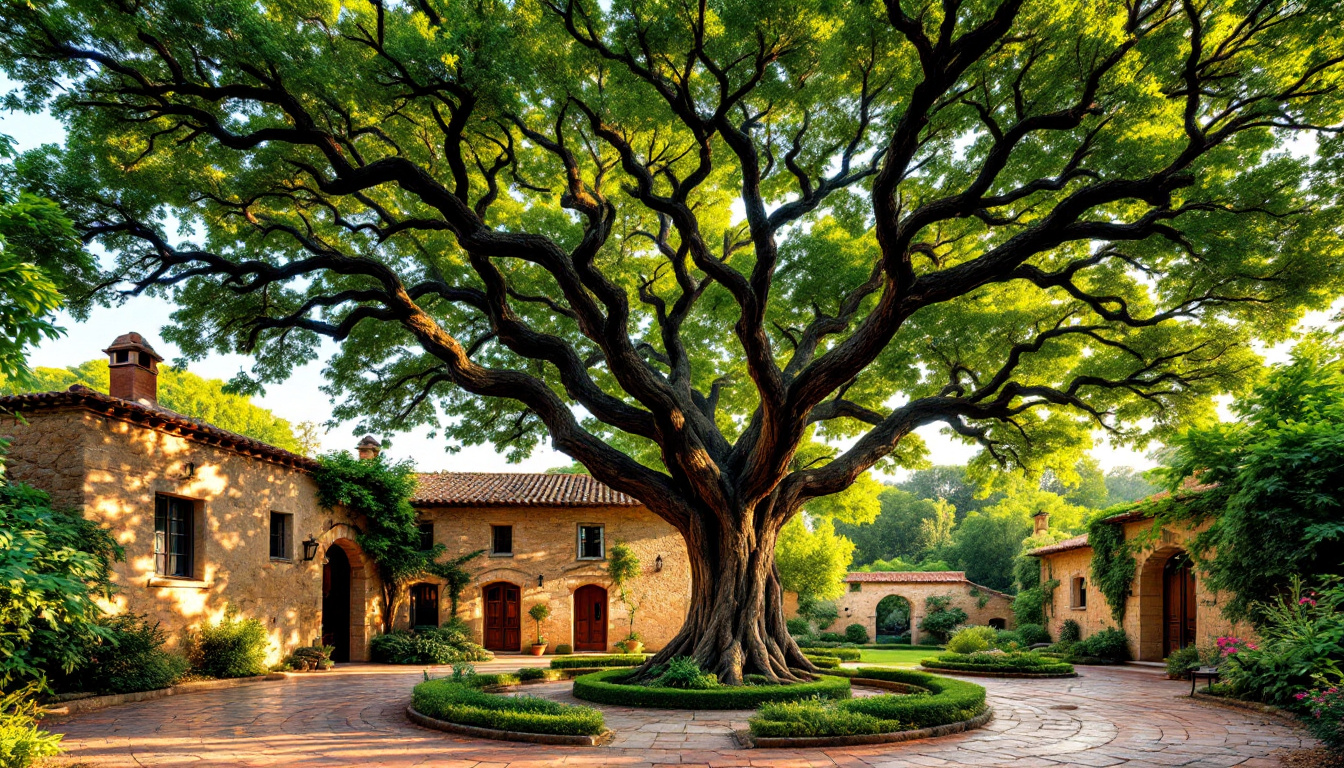 Cette commune de 7 700 habitants cache un cerisier de 13 mètres dans un ancien mas