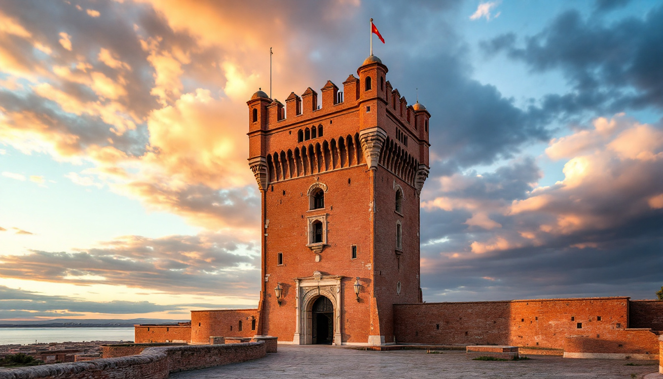Cette porte fortifiée de Perpignan culmine à 30 mètres au cœur de la ville
