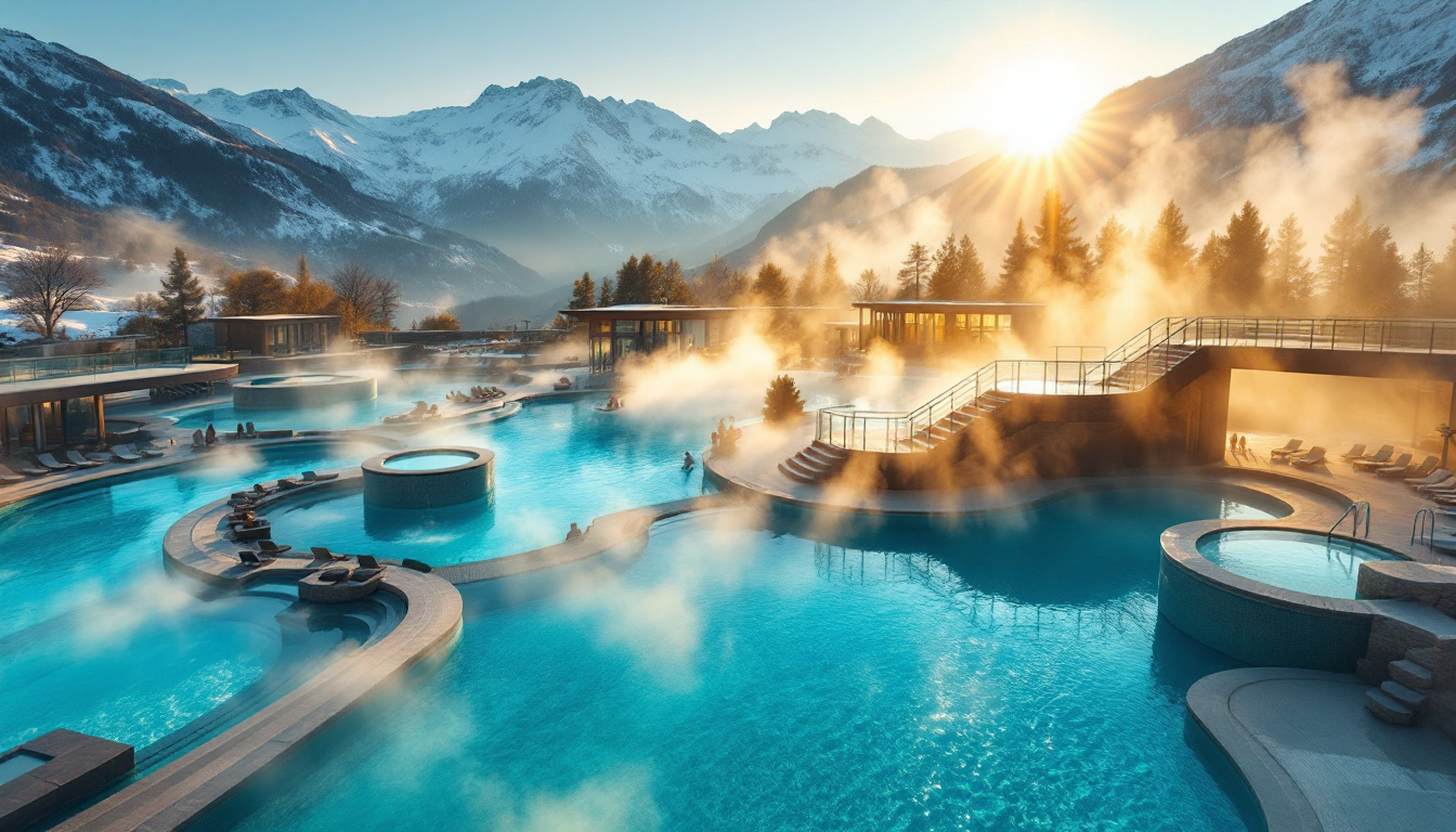 Cet espace aqualudique chauffe 1000 m² d’eau à 28°C à 1300 mètres d’altitude