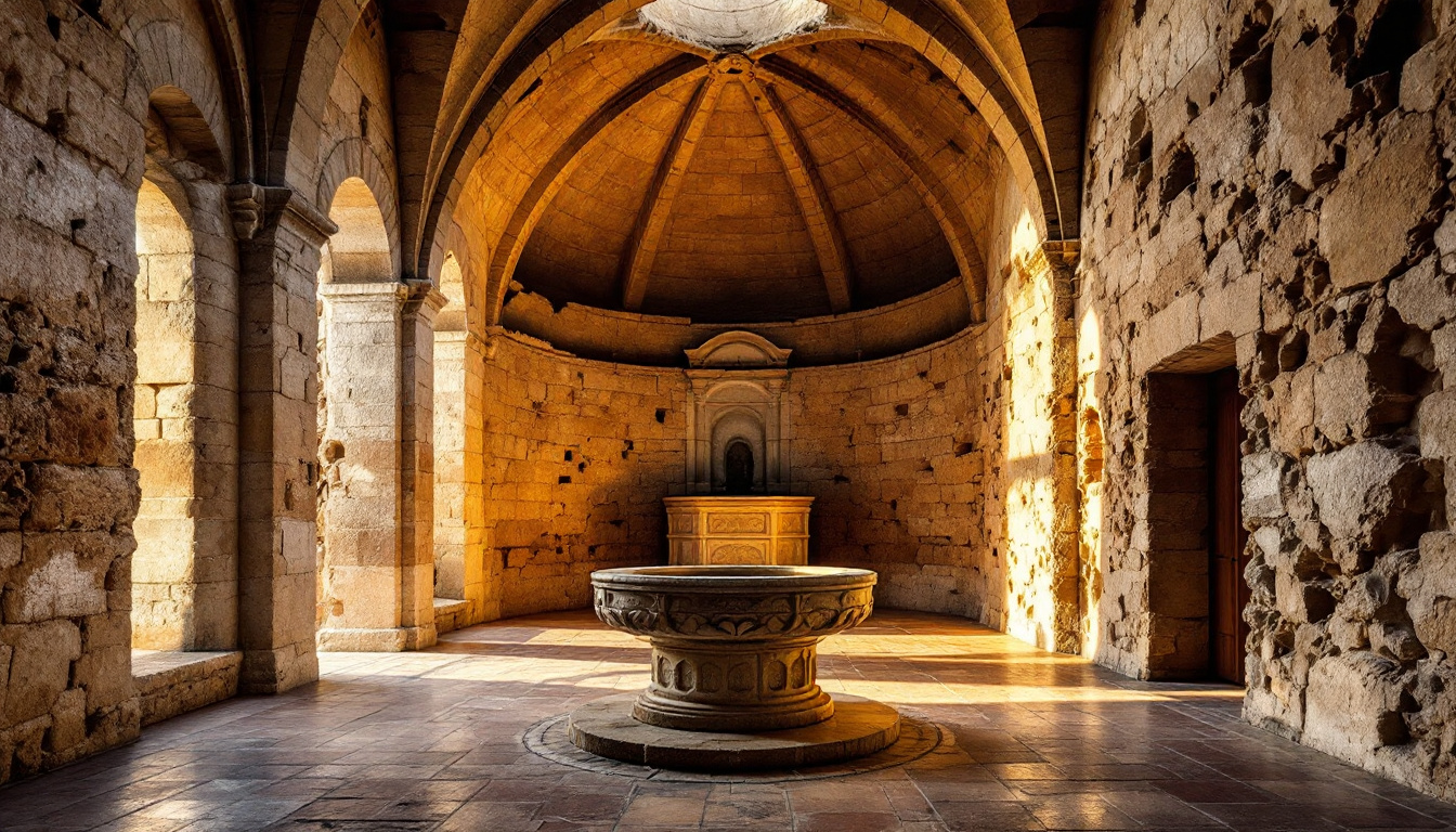 Cette église de 800 ans cache un baptistère roman intact dans ce village catalan