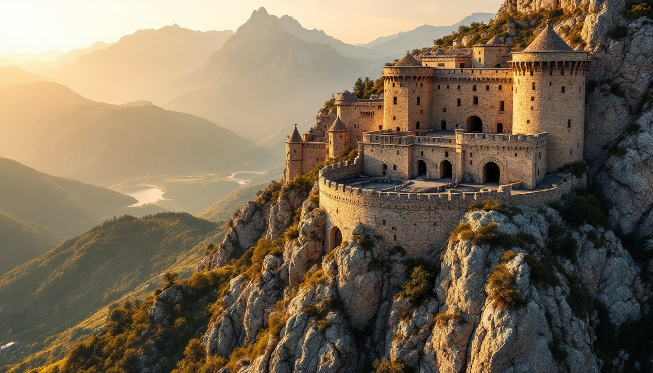 Ce fort du Haut-Vallespir relie la ville par un tunnel souterrain de 734 marches