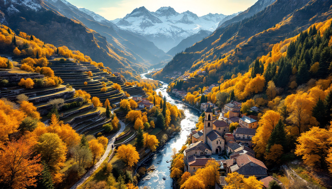 Ce village de 97 habitants détient le record pyrénéen de dénivelé : 2301 mètres