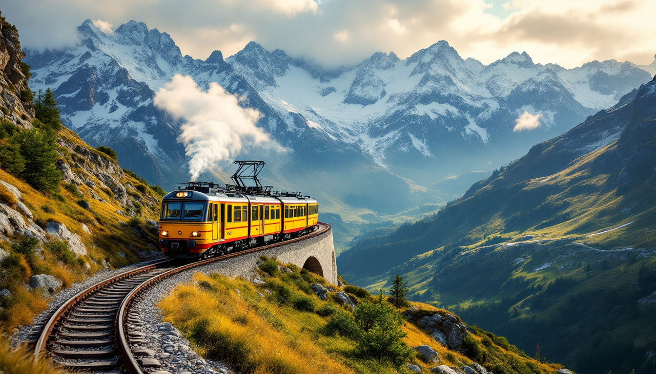 Ce train de 1910 produit sa propre électricité avec un barrage à 1600 mètres