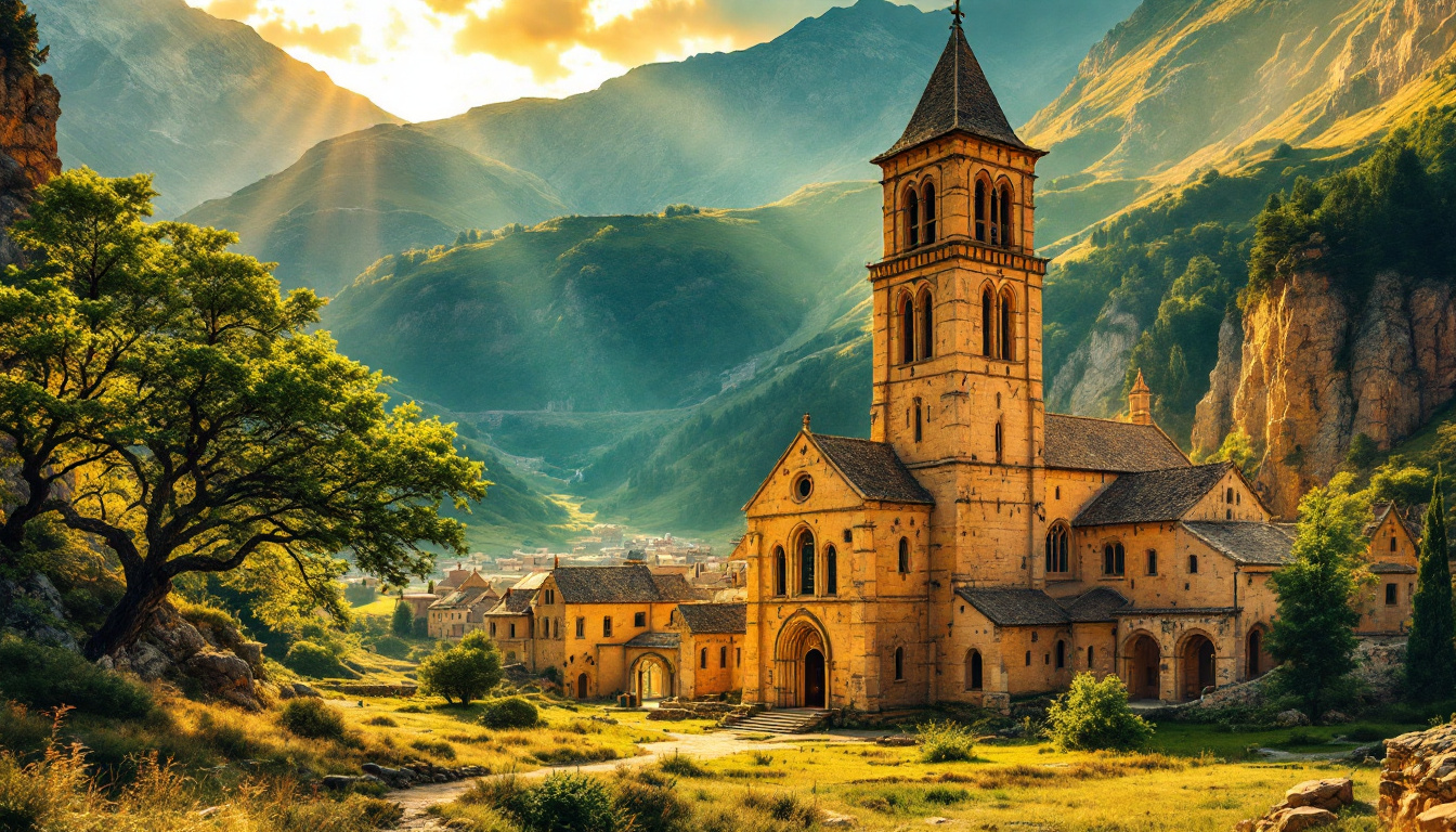 Cette abbaye de 778 garde un sarcophage du IVe siècle qui produit de l’eau depuis 1000 ans