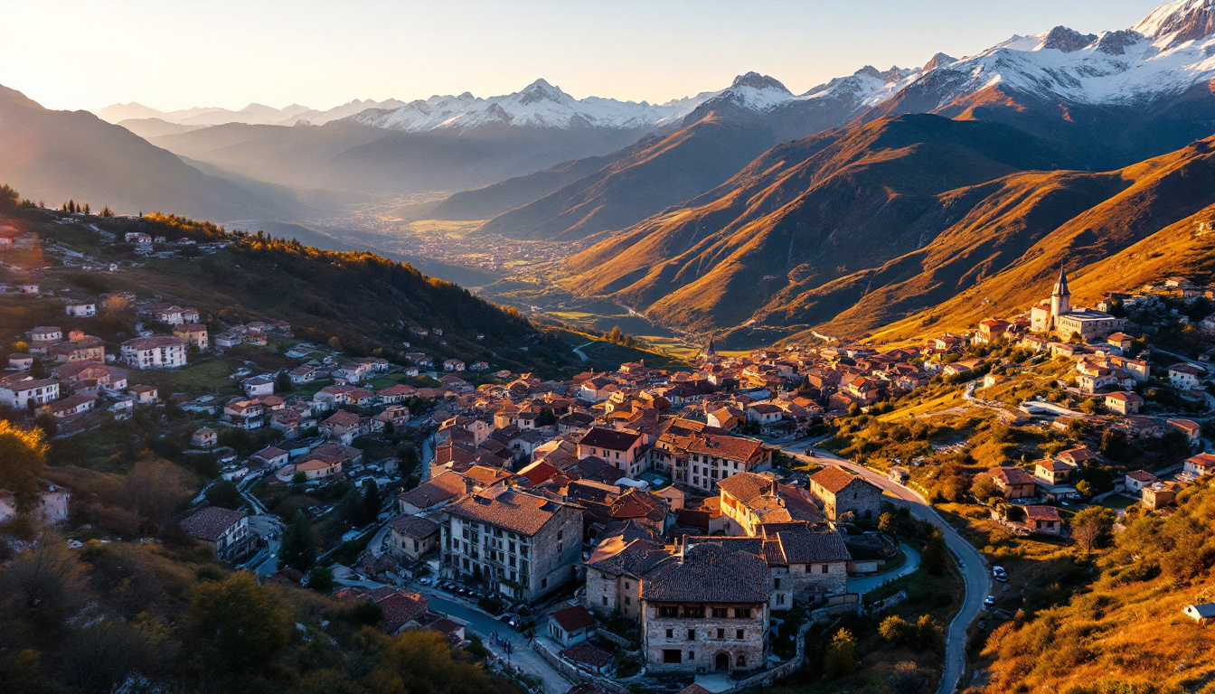 La plus haute ville frontalière de France abrite 1200 habitants à 1200 mètres
