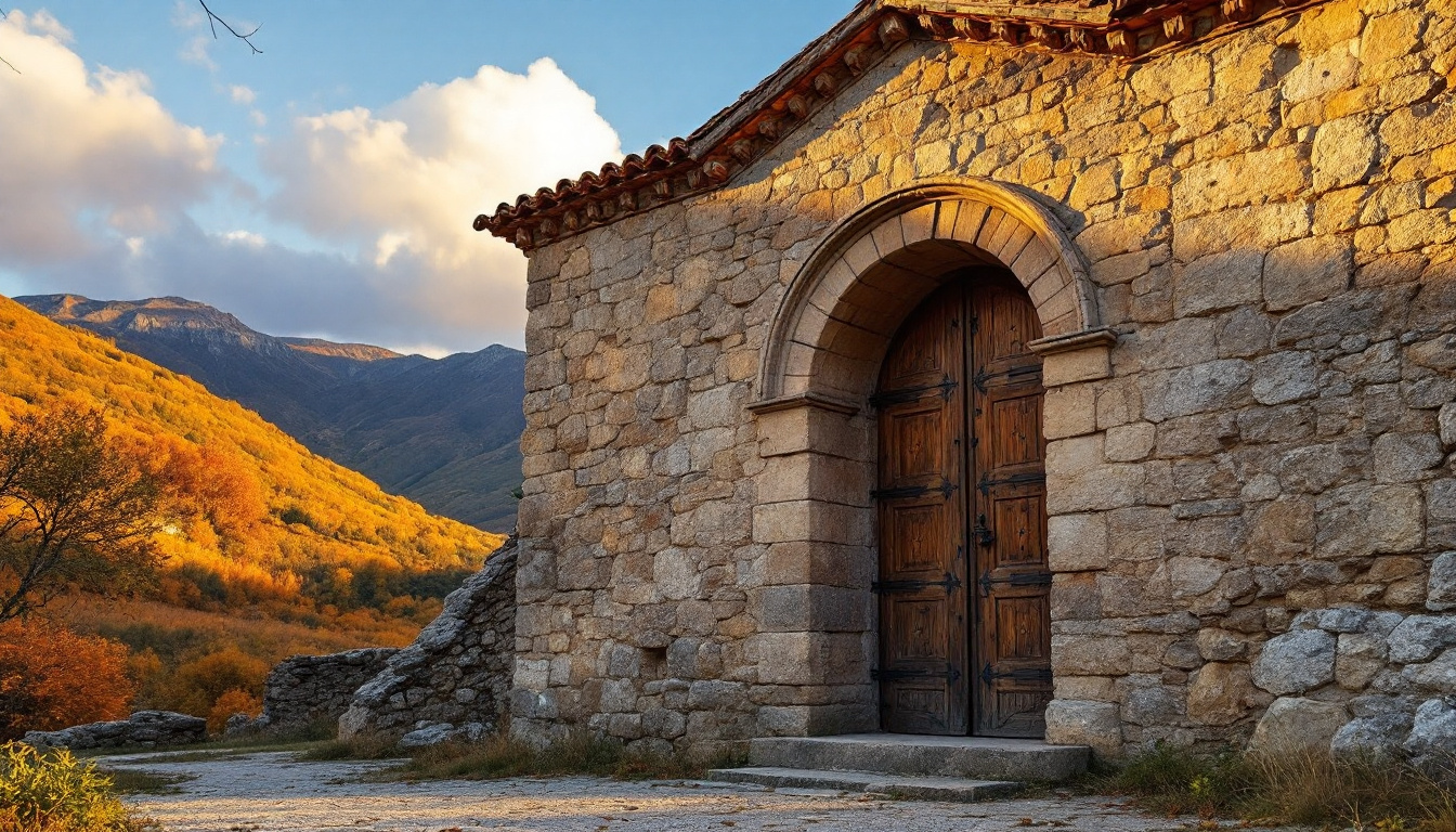 Le seul village des Pyrénées-Orientales où une chapelle garde ses pentures du XIIe siècle