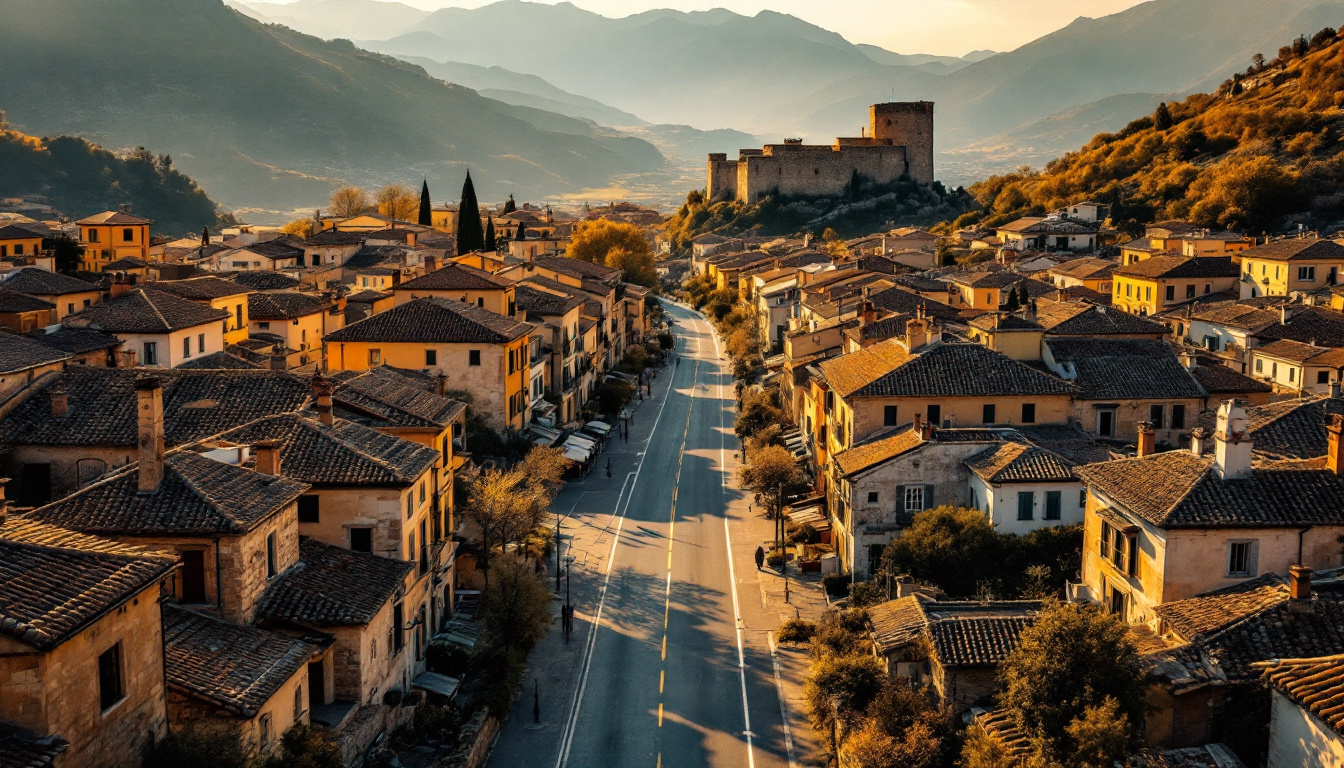 Ce village des Pyrénées a sa rue principale coupée en deux par la frontière