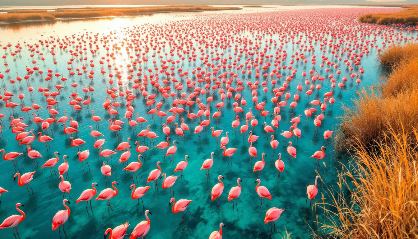 Cette lagune accueille 2000 flamants roses chaque automne dans les Pyrénées-Orientales