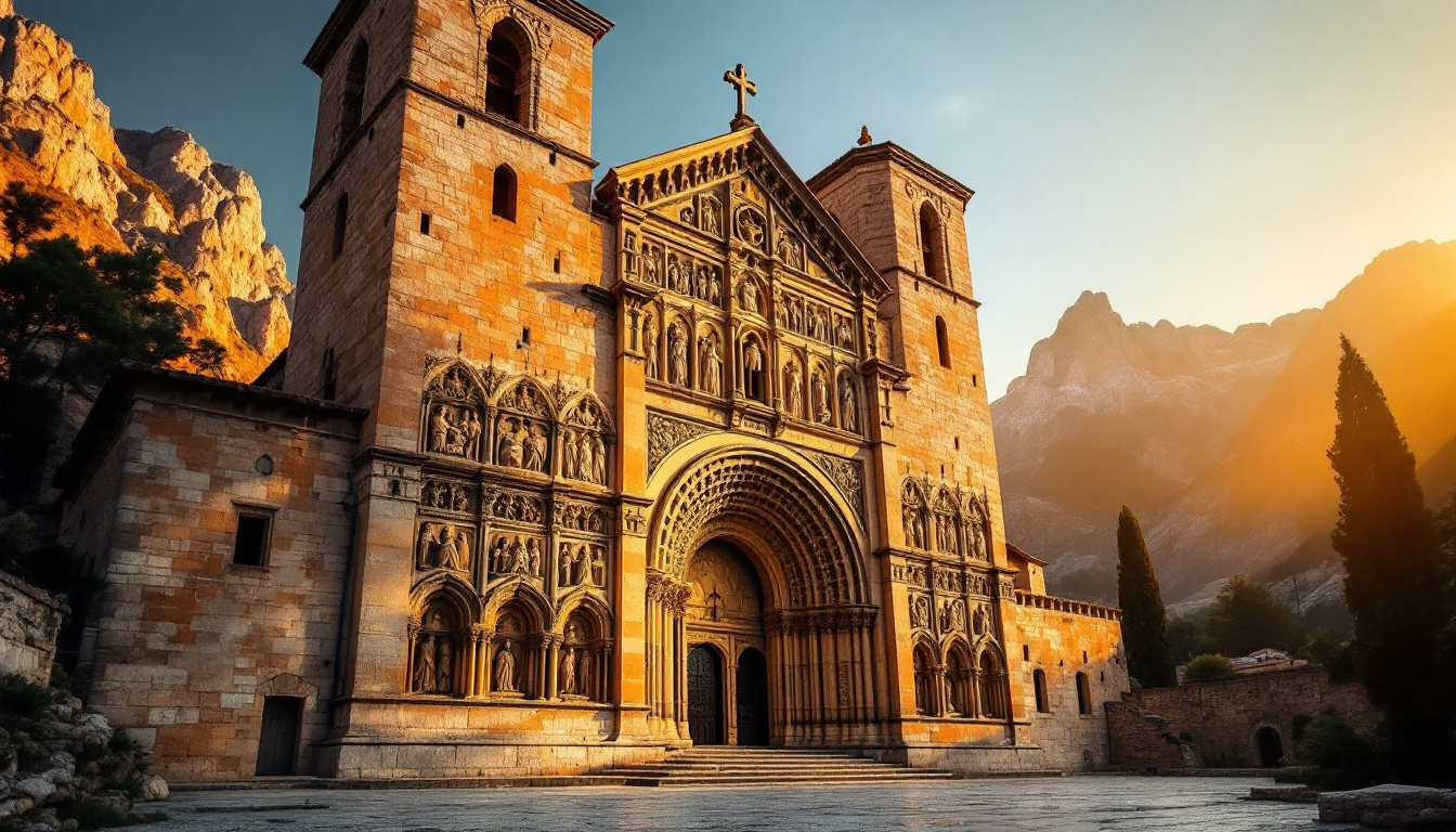 Ce monastère de 879 abrite la plus importante sculpture romane de Catalogne