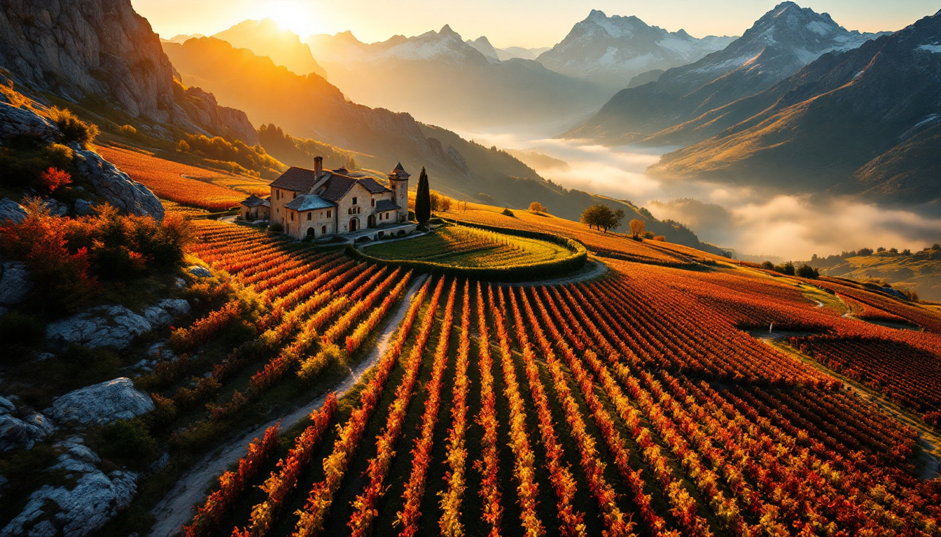 Voici le plus haut vignoble d’Europe où les vendanges se font à 1300 mètres