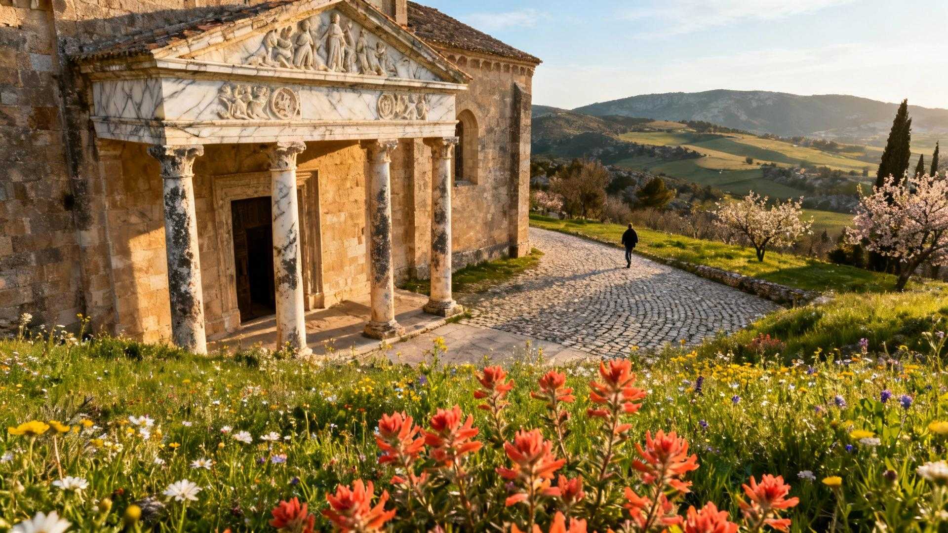 Ce village des Aspres garde le plus ancien linteau sculpté de France daté 1020