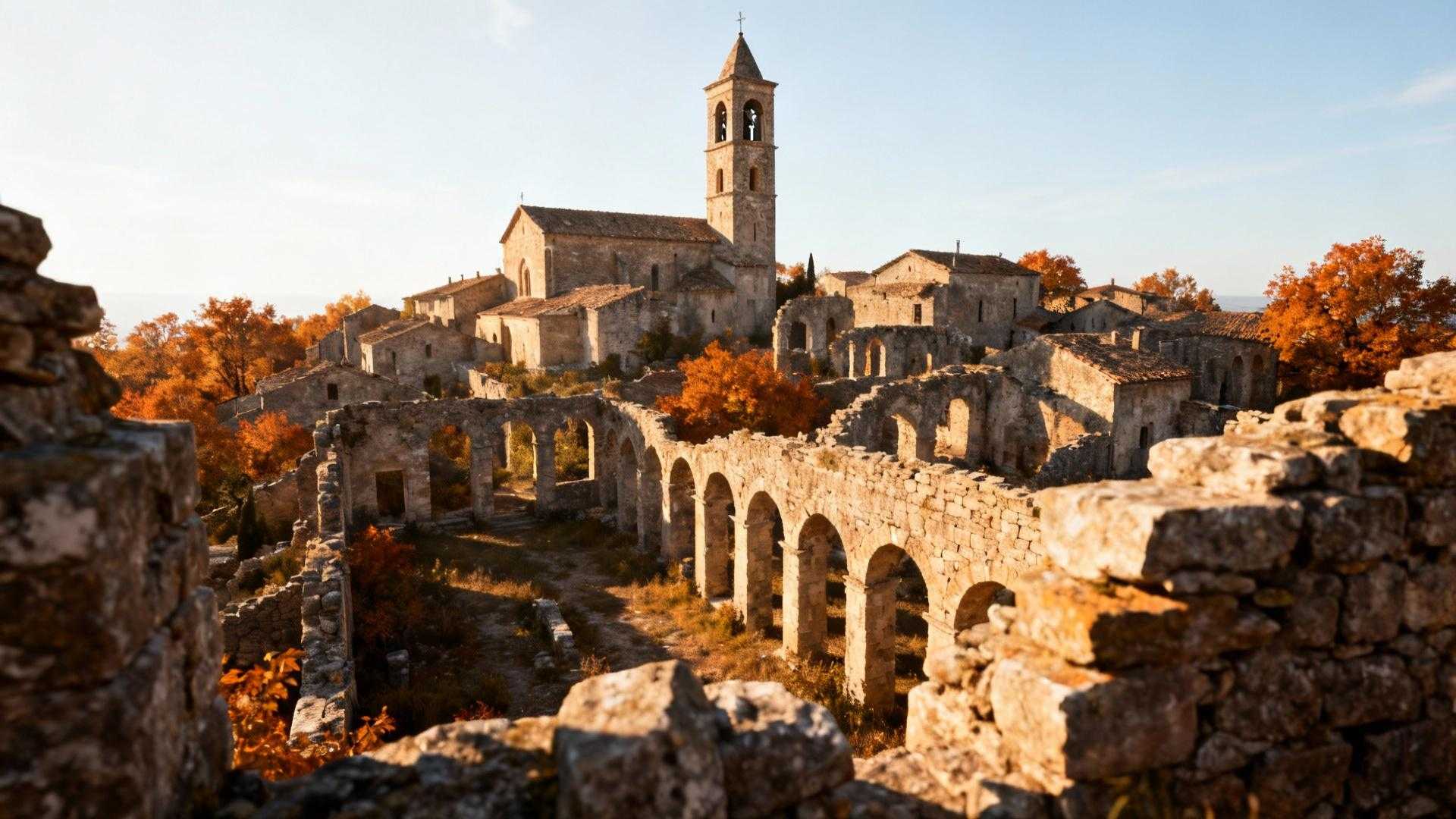 Ce hameau du Vallespir cache une église romane au milieu des ruines abandonnées