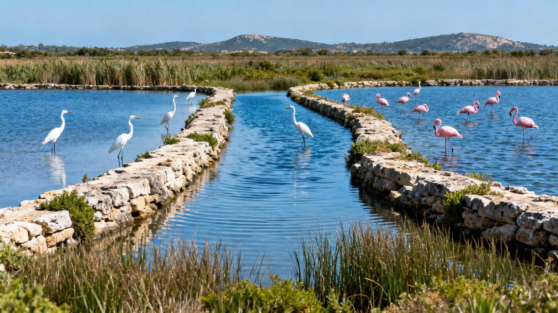 Le seul étang de France formé par deux cuvettes reliées à 0 mètre d’altitude