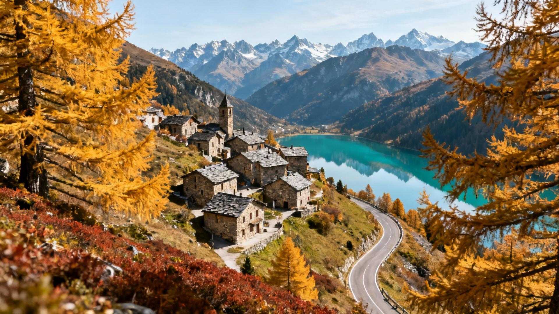 Ce village de 35 habitants ferme sa route 4 mois par an et vit en autarcie