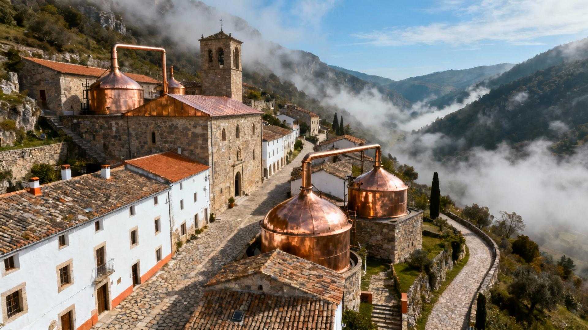 Ce village de 295 habitants distille ses eaux-de-vie selon un rituel de 300 ans