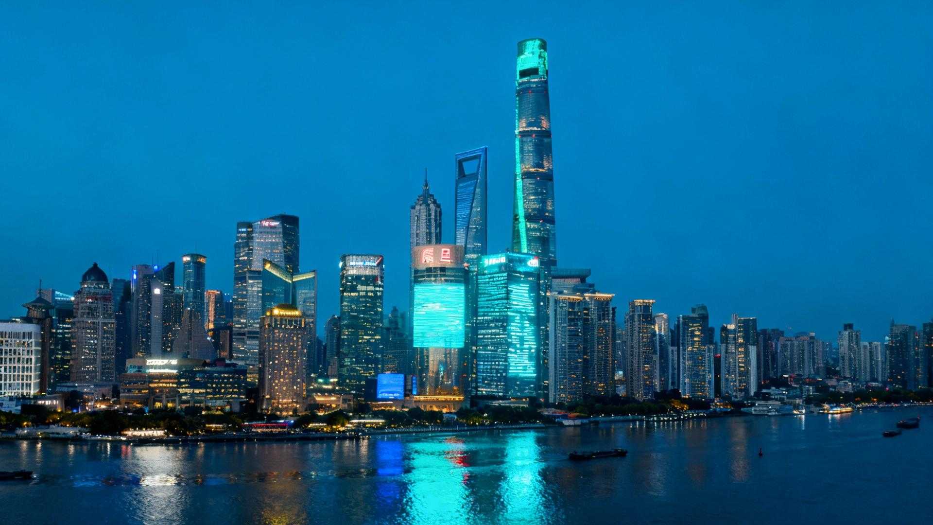 En octobre Shanghai capture Tokyo à moitié prix avec 11 millions de LED nocturnes