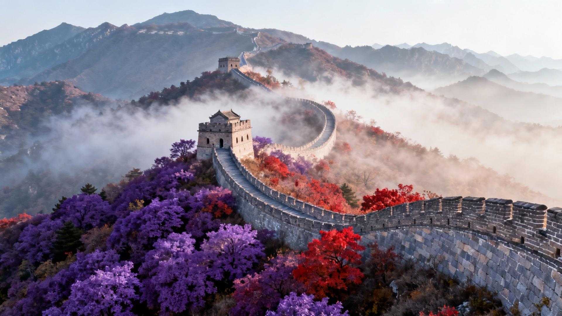 En avril-mai et septembre-octobre 71 tours de guet révèlent Pékin sous 15-22°C