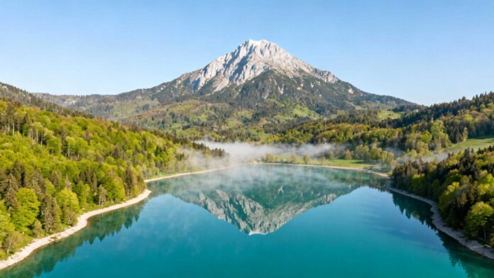 Entre mi-mai et fin juin ce lac des Vosges à 986 m révèle ses reflets sans foule
