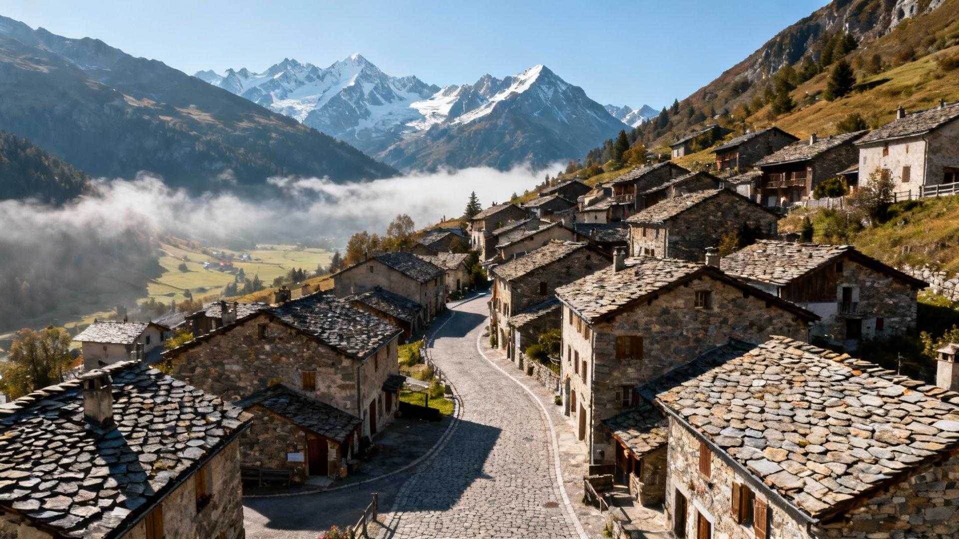 Les 300 habitants de Termignon vivent à 1297 mètres loin des 100 000 skieurs de Val-Cenis
