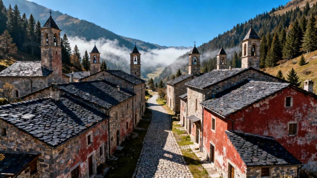 Le seul duo de villages d'Espagne où 7 édifices sacrés veillent sur 180 âmes