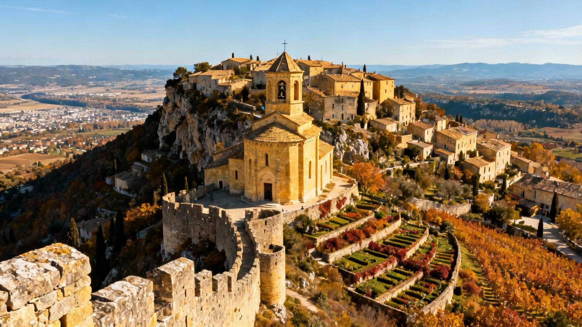 Ce village de 1 150 habitants cache 3 monuments classés depuis le XIe siècle à 20 km de Montélimar