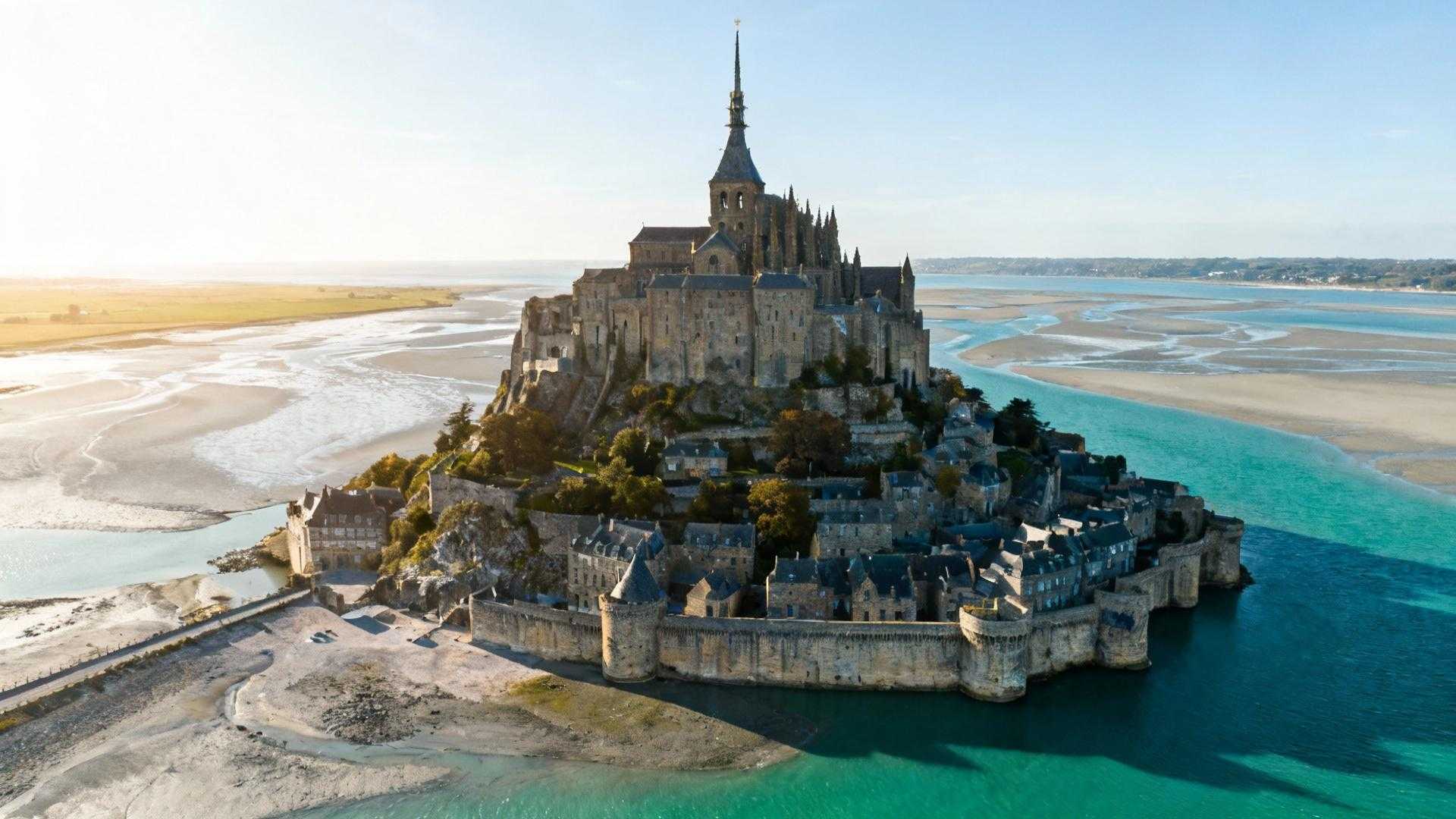 Les 6 jours par an où le Mont Saint-Michel redevient île sous 13,5 m de marée