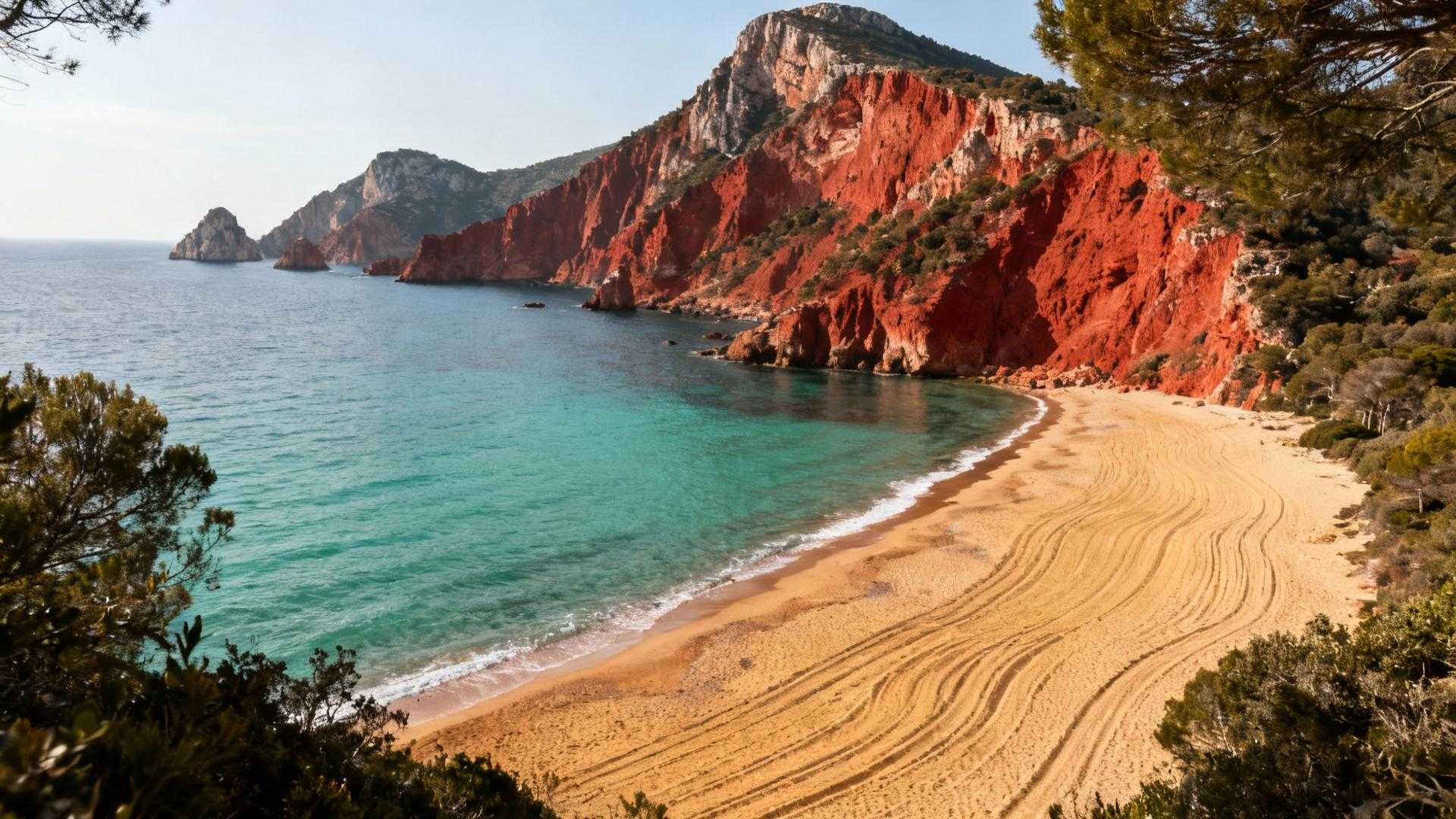 Entre avril et octobre ce village de 3 405 habitants révèle 15 km de plages que Saint-Tropez a perdues