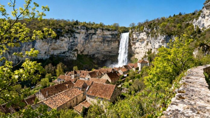 Ce village de 376 habitants où une cascade de 30 mètres murmure depuis le XVIIe siècle