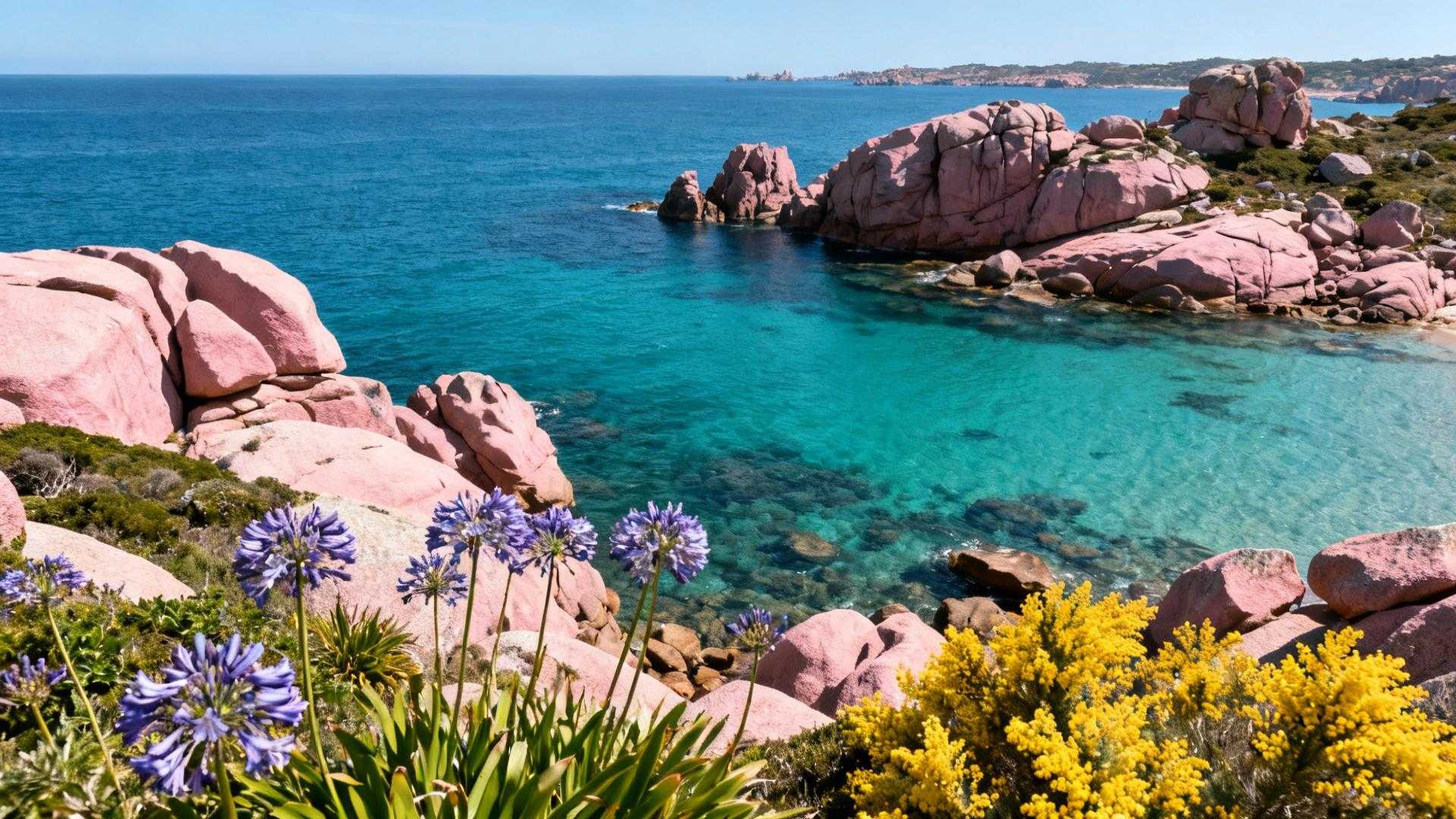La seule île bretonne où le granit rose évoque les Seychelles sans voitures
