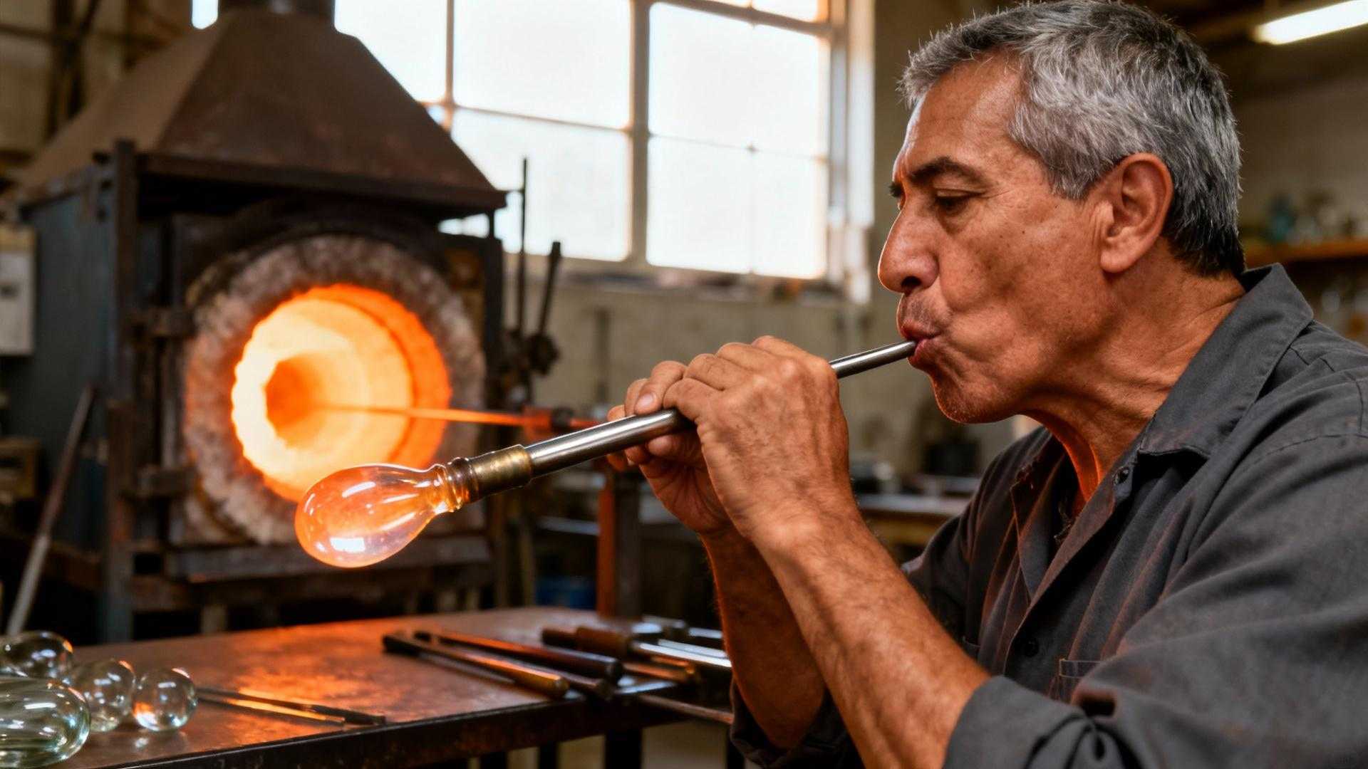Ce village des Alpes-Maritimes où 12 maîtres verriers gardent le secret du verre bullé depuis 1956