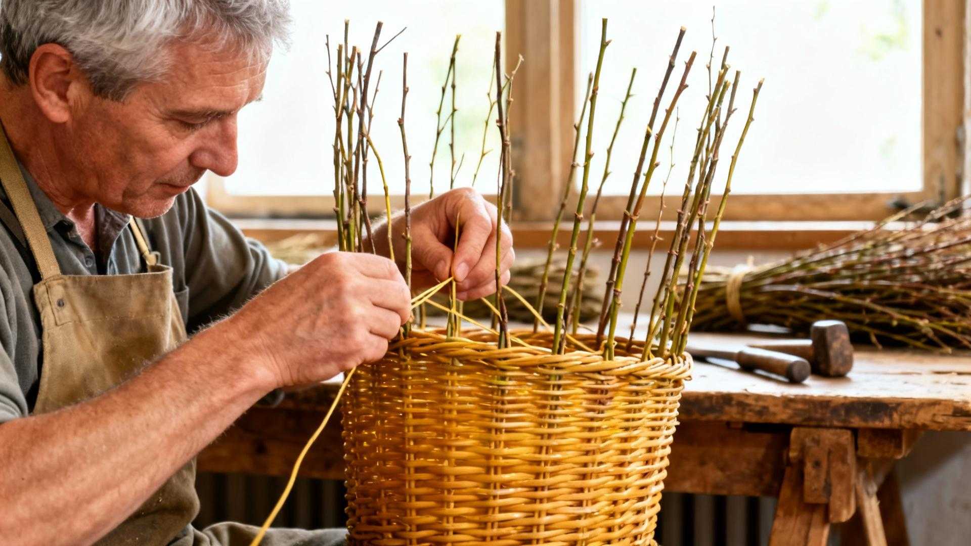 J’ai découvert ce vannier de Cerdagne qui tresse l’osier à 1200 mètres dans une ferme du 17e