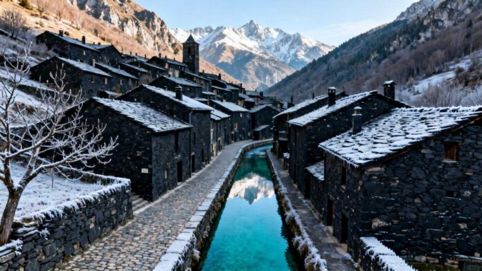 Ce hameau de 22 habitants garde son eau à 11°C toute l'année depuis le Conflent