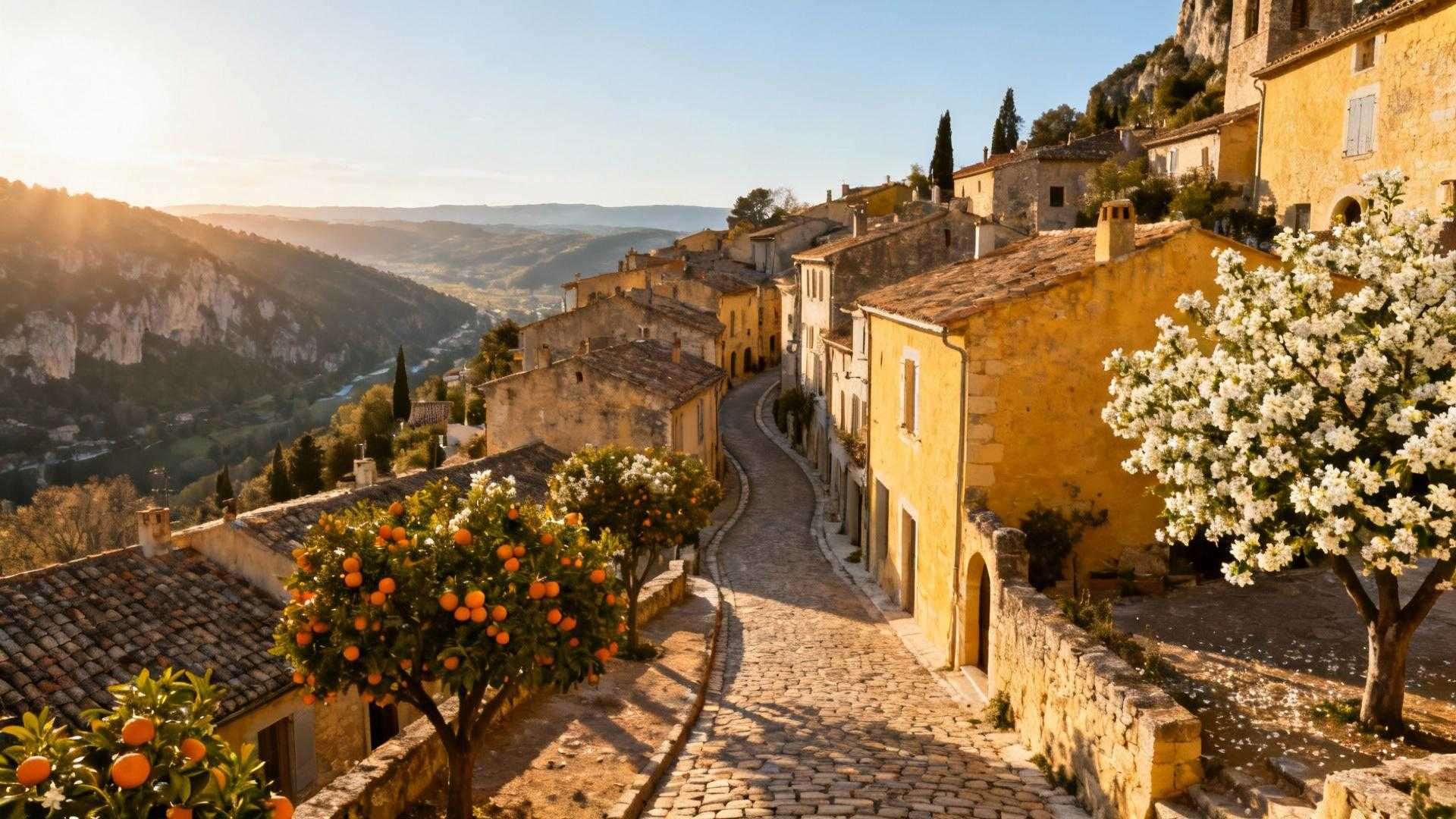 Les trois mois où Le Bar-sur-Loup révèle ses 1 200 orangers sans les 90% de touristes estivaux