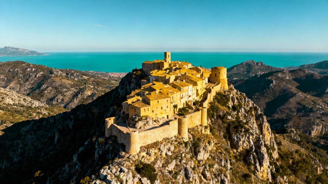 Ce village de 1 365 habitants perché à 760 mètres garde le secret de la Méditerranée