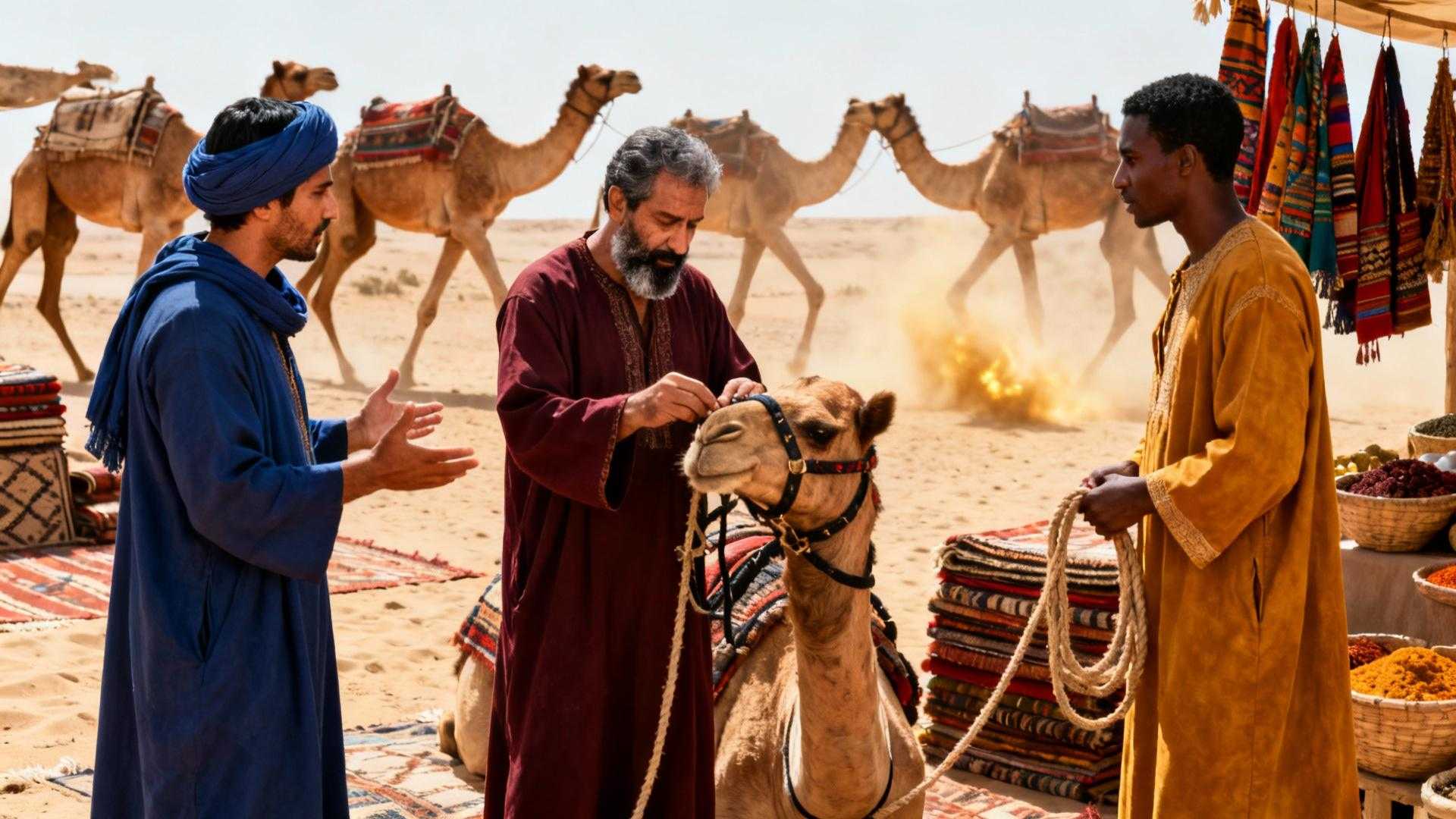 Cette ville de 100 000 habitants à 30 km de l’Atlantique où 1000 dromadaires traversent le souk chaque samedi