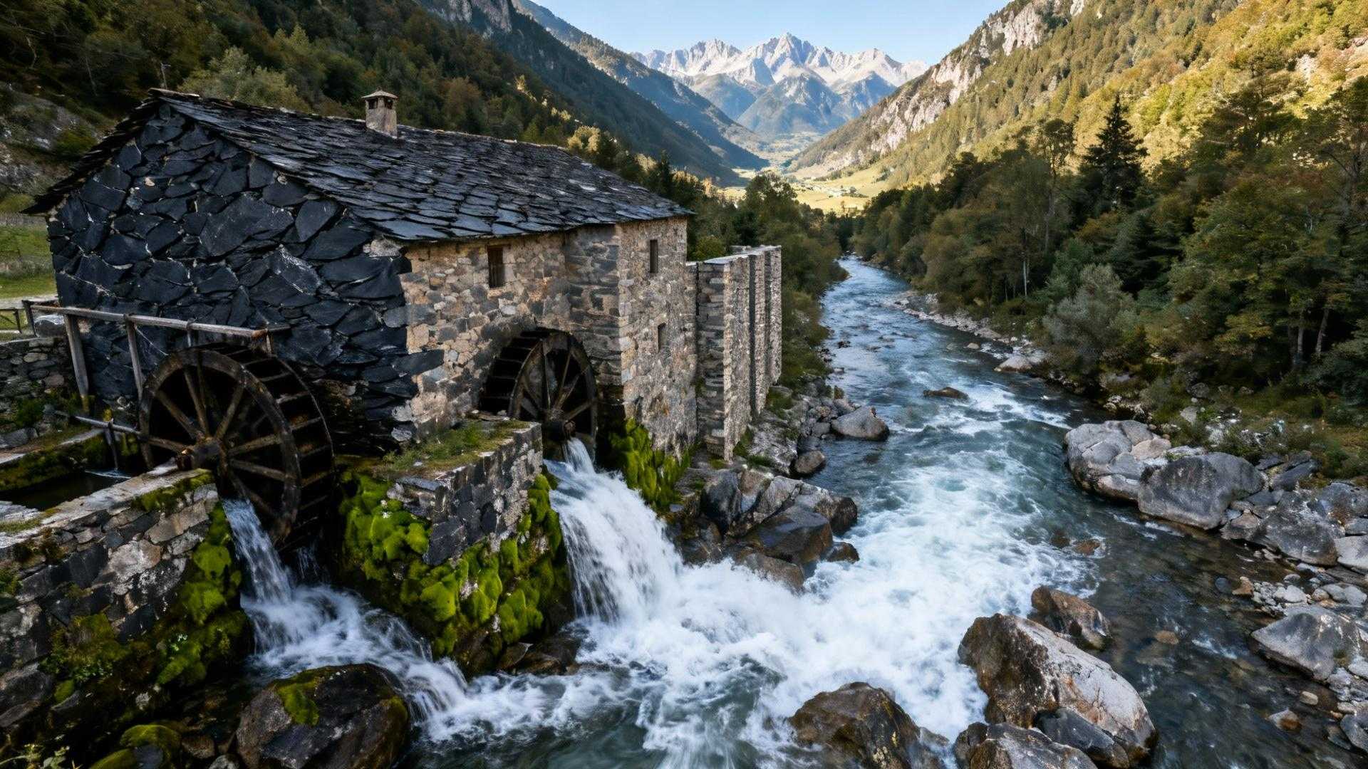 Dans ce hameau du Vallespir, un ancien moulin garde ses secrets sur les rives du Tech