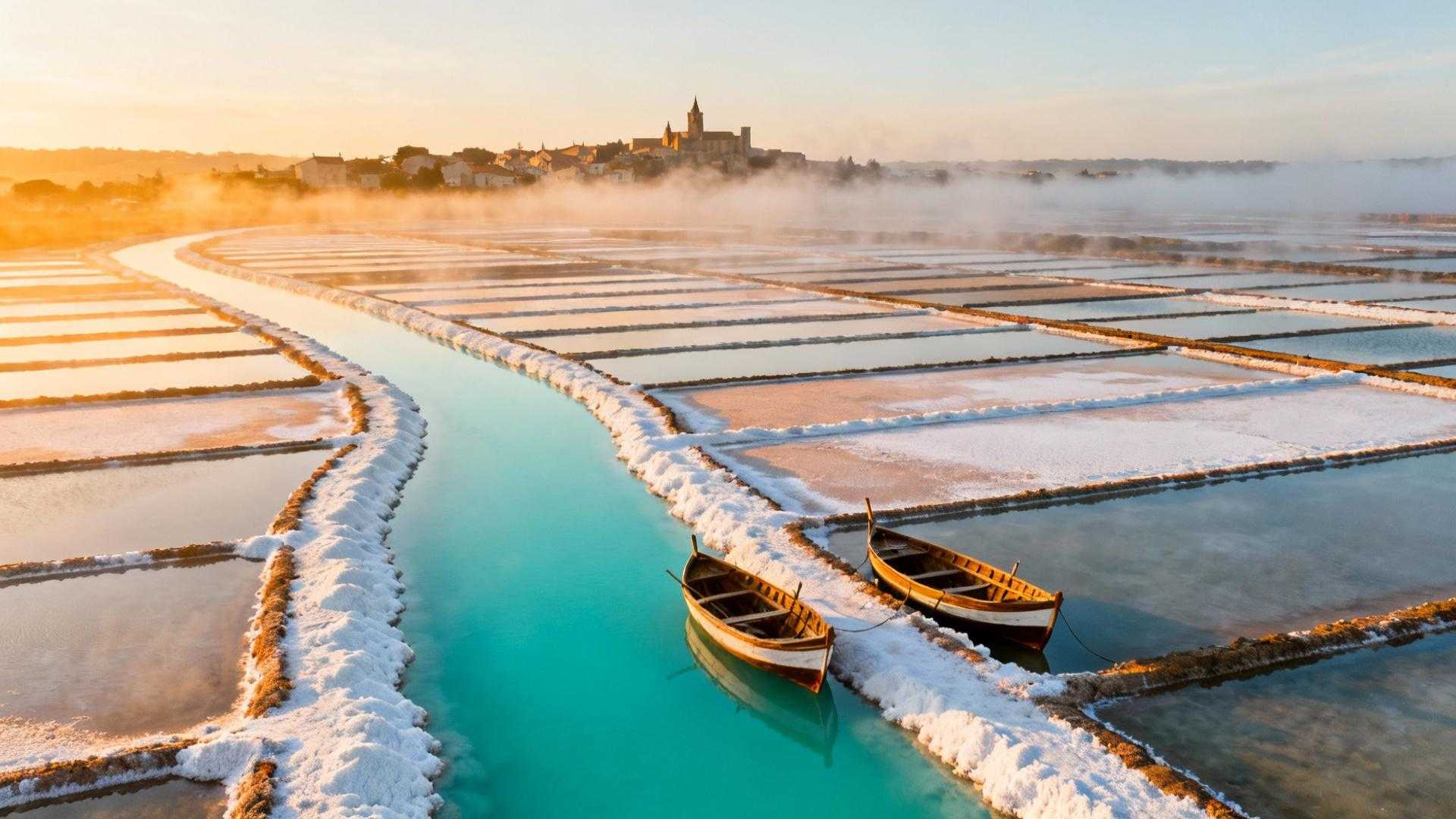 Les trois mois où Mornac dévoile ses 1000 bassins salants sans la foule de Royan
