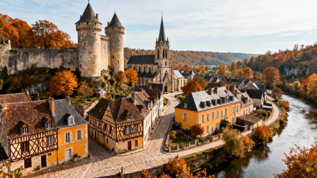 Ce village de 700 habitants où 78 monuments classés dorment depuis le XIIe siècle