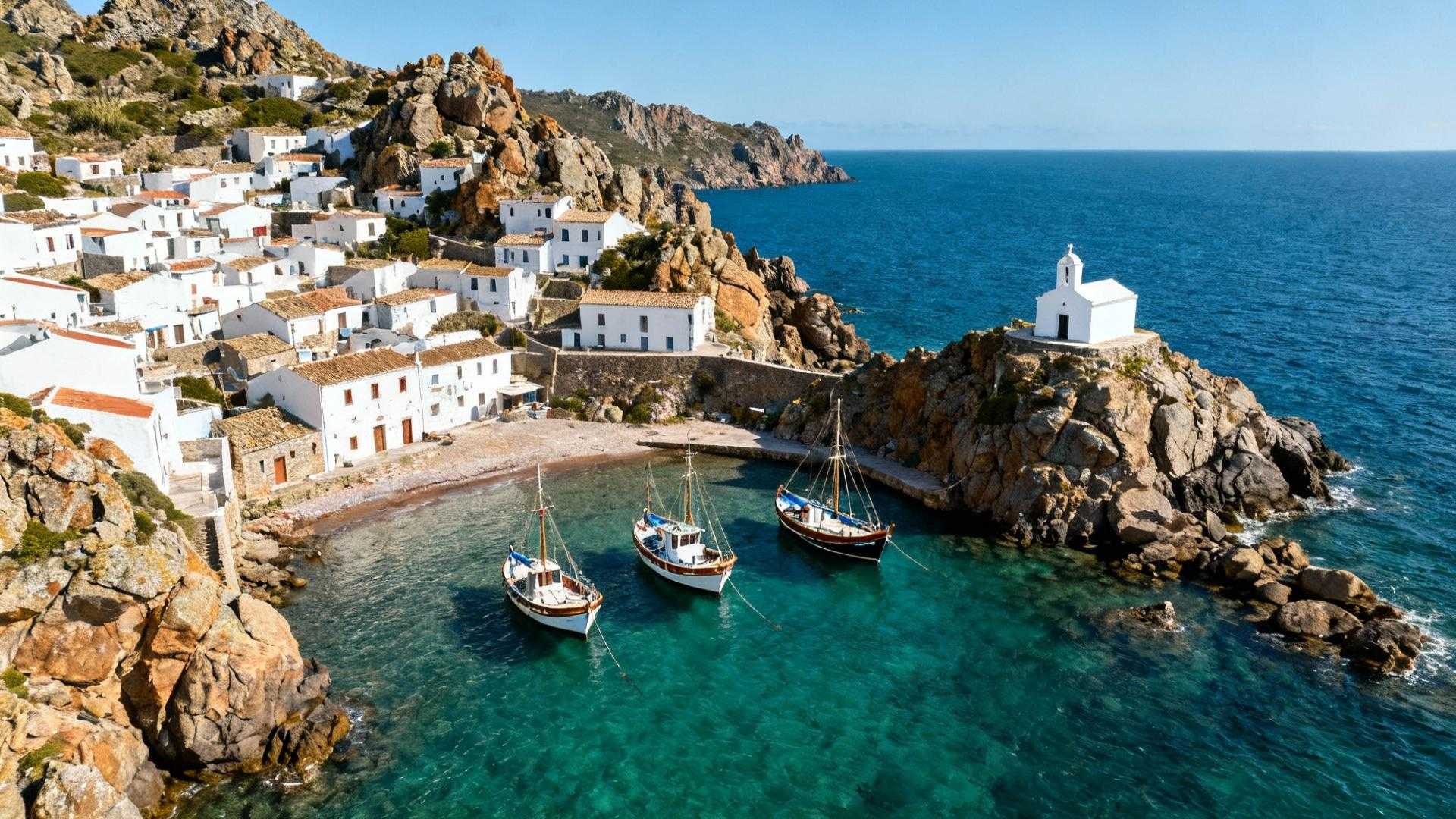 Le seul port du Cap de Creus où 3 barques remontent encore des langoustines