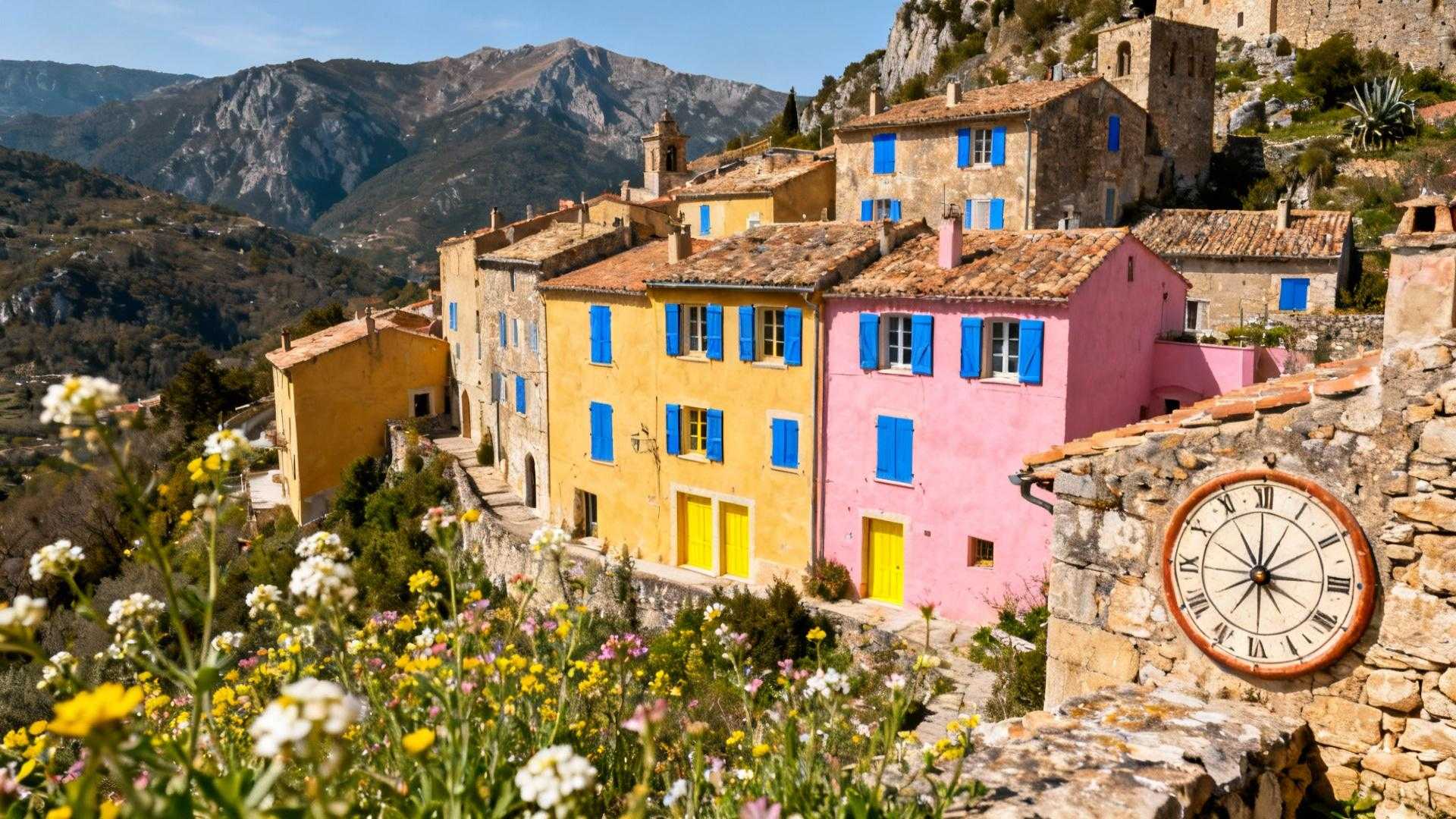 Ce village de 650 mètres où 11 cadrans solaires signés Cocteau murmurent depuis 1960