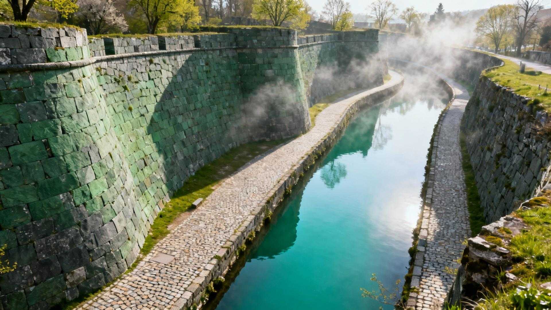 Cette cité bretonne de 2 533 habitants révèle ses 900 mètres de muraille 3 mois par an