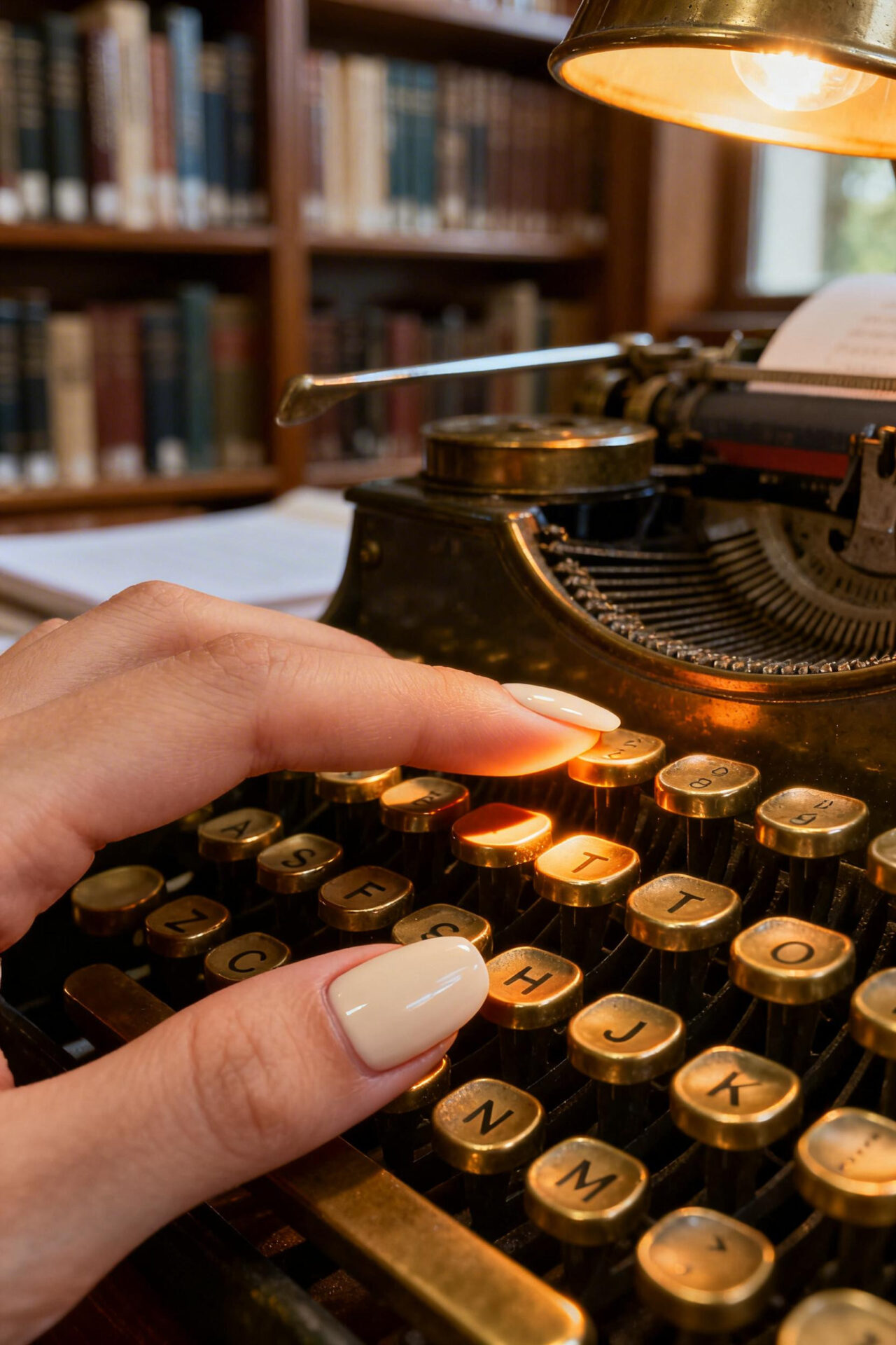 Almond Nails Ideas - matte bone cream