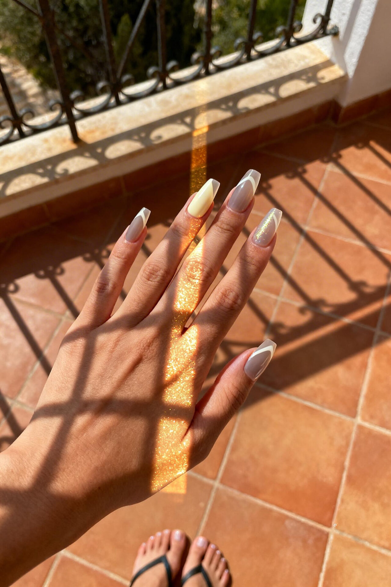 Cat Eye French Tip gradient