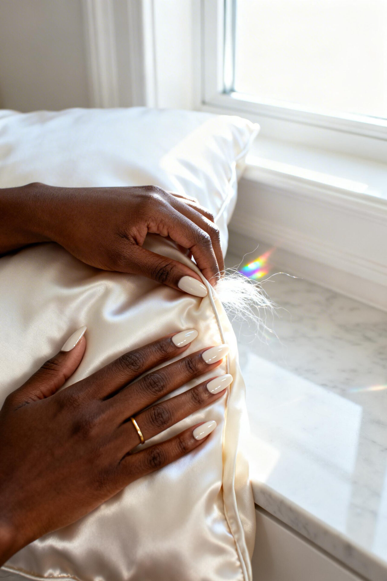 Chic Nails Almond - ivory gloss