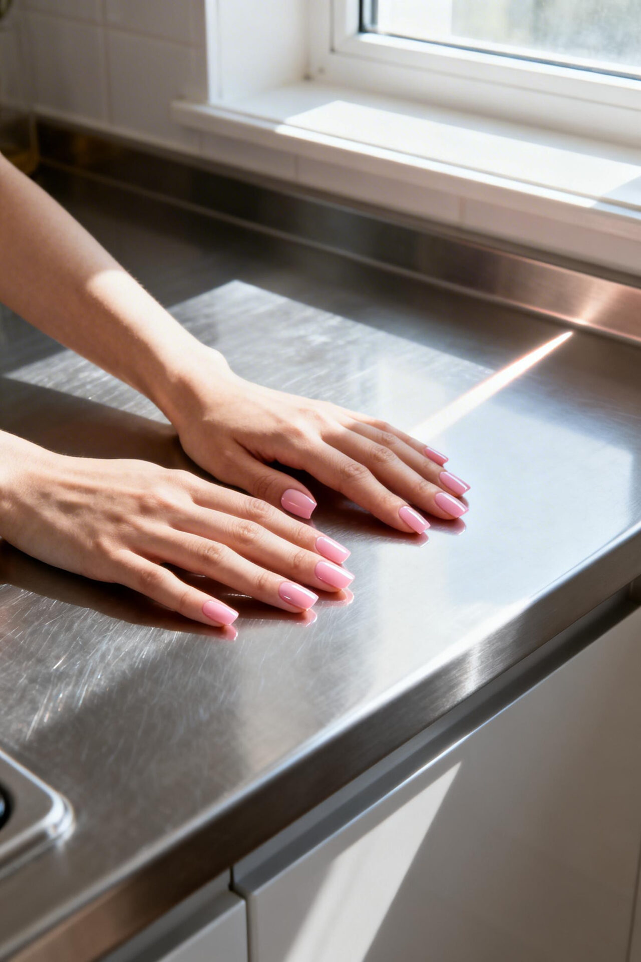Hot Pink Nails - ballet gloss